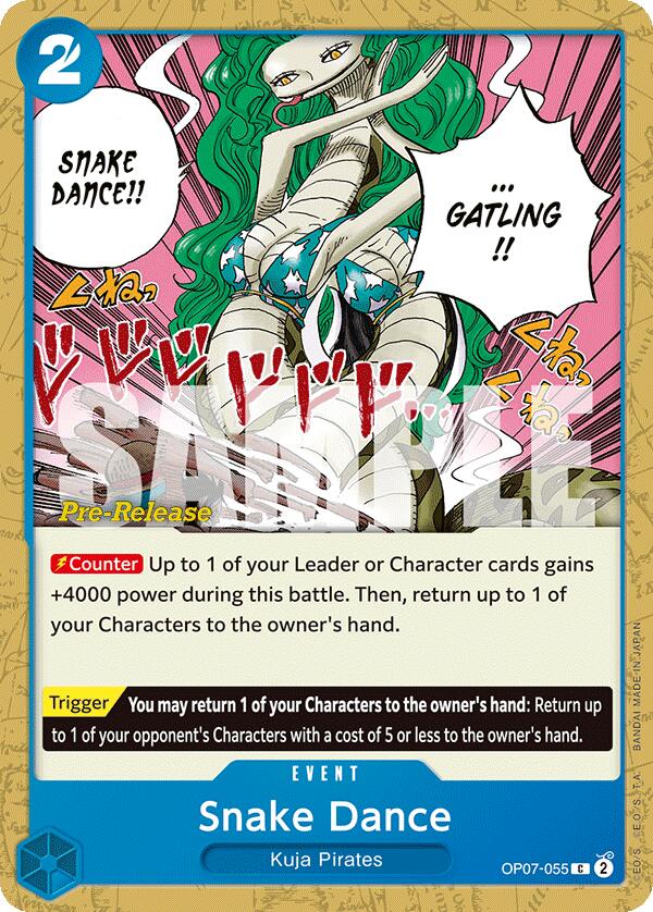 Snake Dance [500 Years in the Future Pre-Release Cards] Bandai