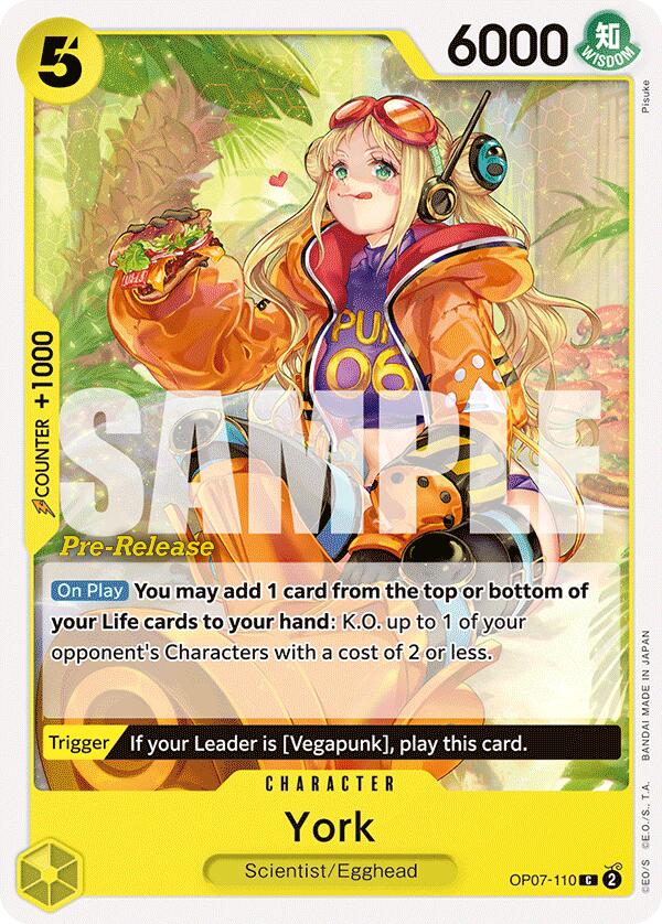 York [500 Years in the Future Pre-Release Cards] Bandai