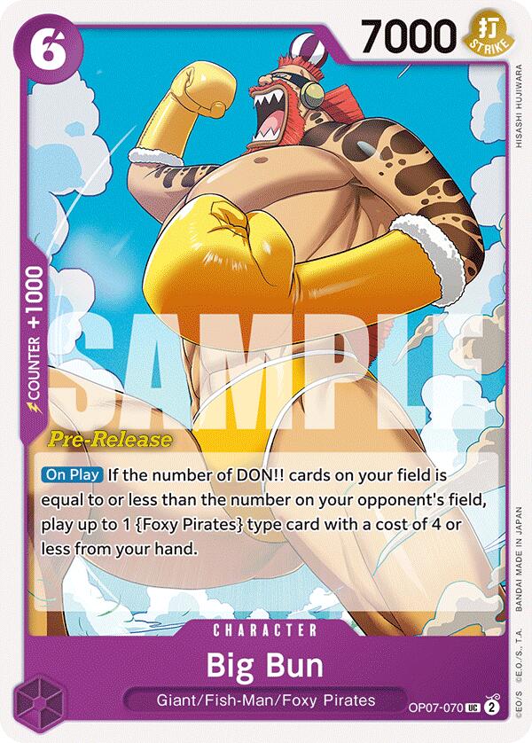 Big Bun [500 Years in the Future Pre-Release Cards] Bandai