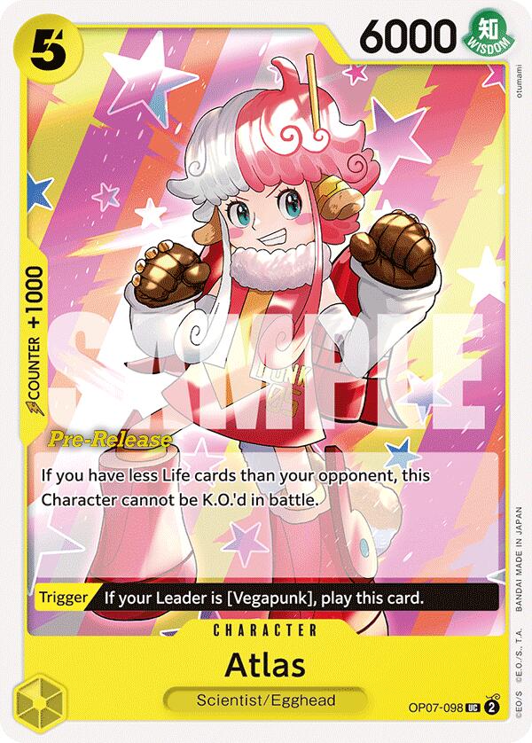 Atlas [500 Years in the Future Pre-Release Cards] Bandai