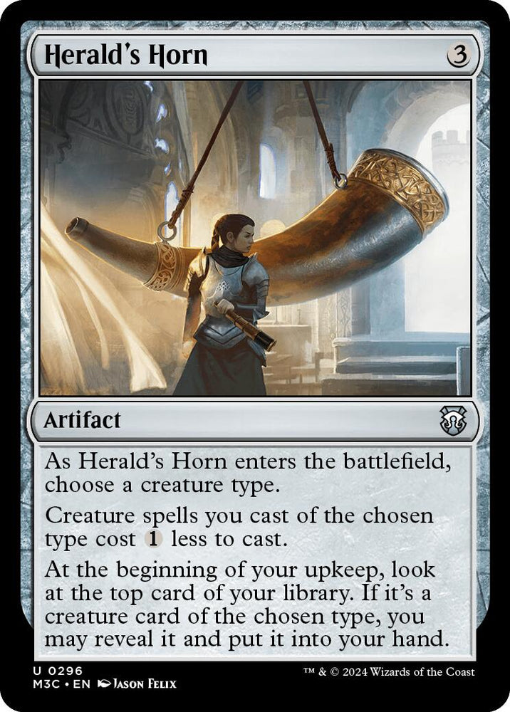 Herald's Horn [Modern Horizons 3 Commander] Magic: The Gathering