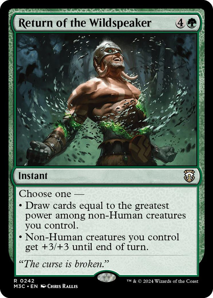 Return of the Wildspeaker [Modern Horizons 3 Commander] Magic: The Gathering
