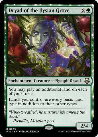 Dryad of the Ilysian Grove [Modern Horizons 3 Commander] Magic: The Gathering