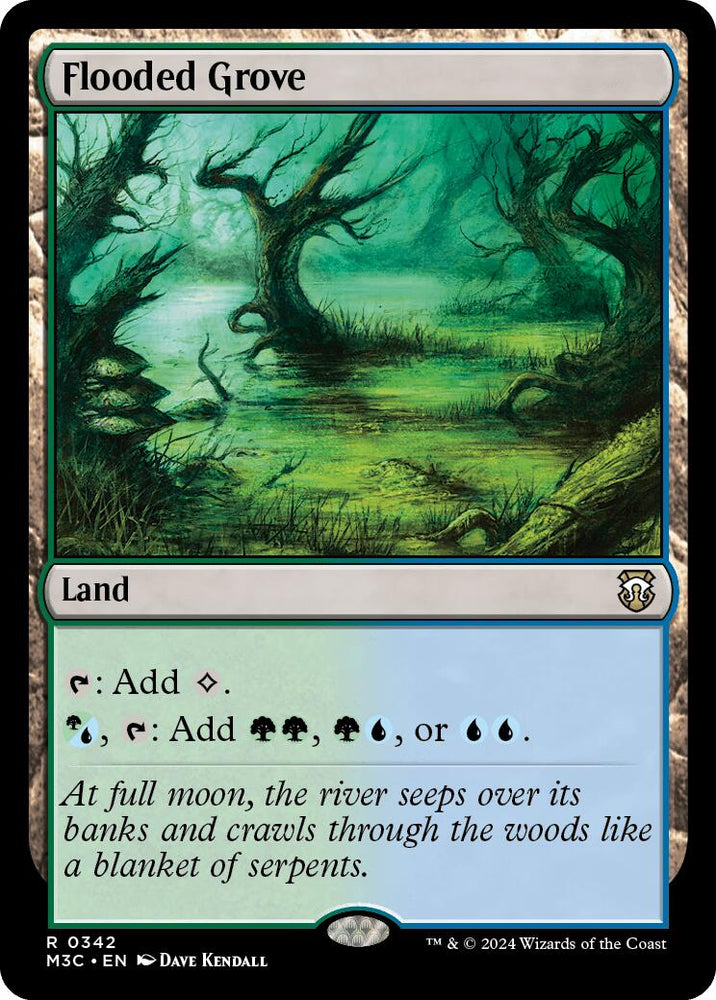 Flooded Grove [Modern Horizons 3 Commander] Magic: The Gathering