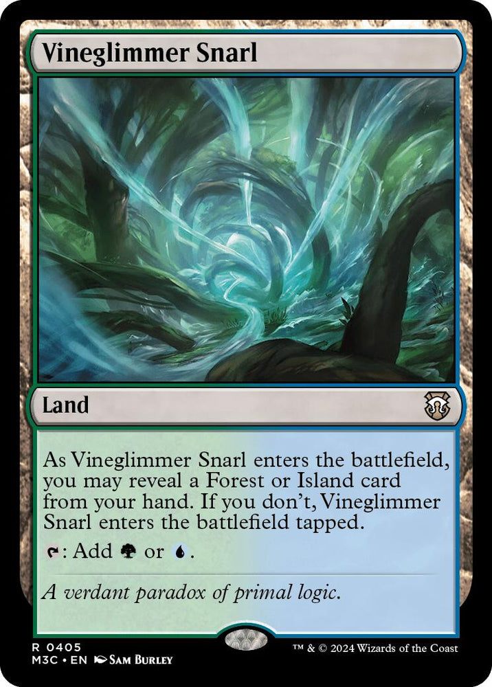 Vineglimmer Snarl [Modern Horizons 3 Commander] Magic: The Gathering