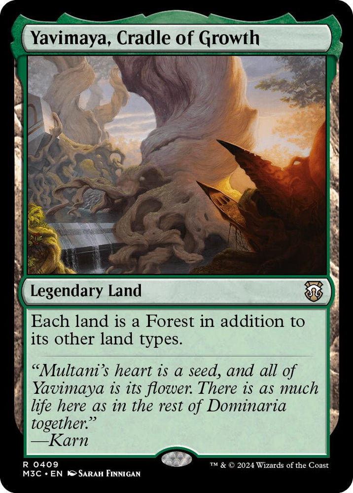 Yavimaya, Cradle of Growth [Modern Horizons 3 Commander] Magic: The Gathering