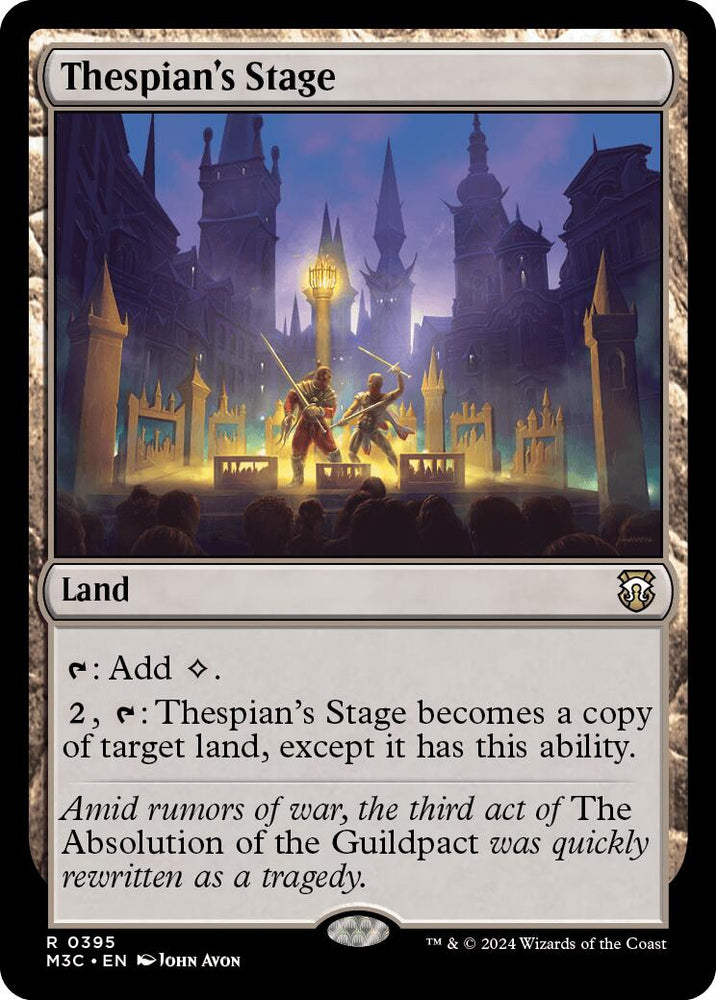 Thespian's Stage [Modern Horizons 3 Commander] Magic: The Gathering