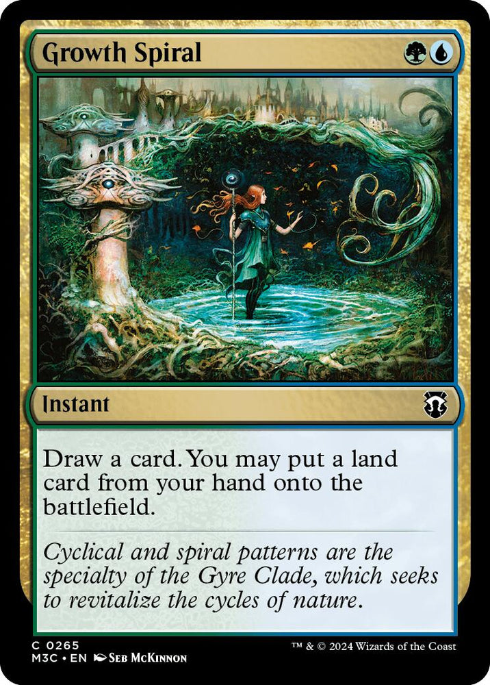 Growth Spiral [Modern Horizons 3 Commander] Magic: The Gathering