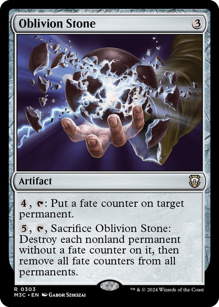 Oblivion Stone [Modern Horizons 3 Commander] Magic: The Gathering
