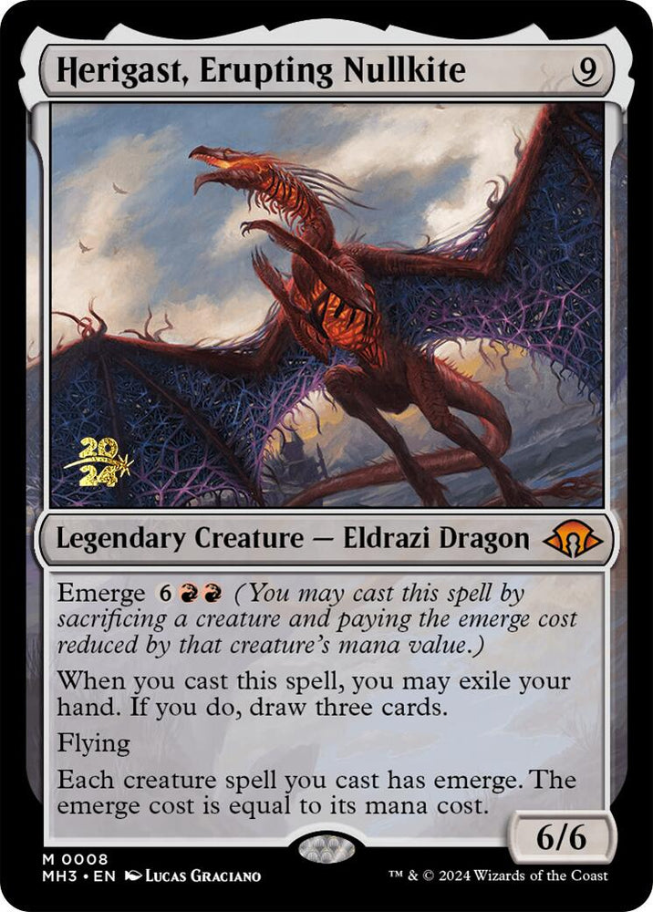 Herigast, Erupting Nullkite [Modern Horizons 3 Prerelease Promos] Magic: The Gathering