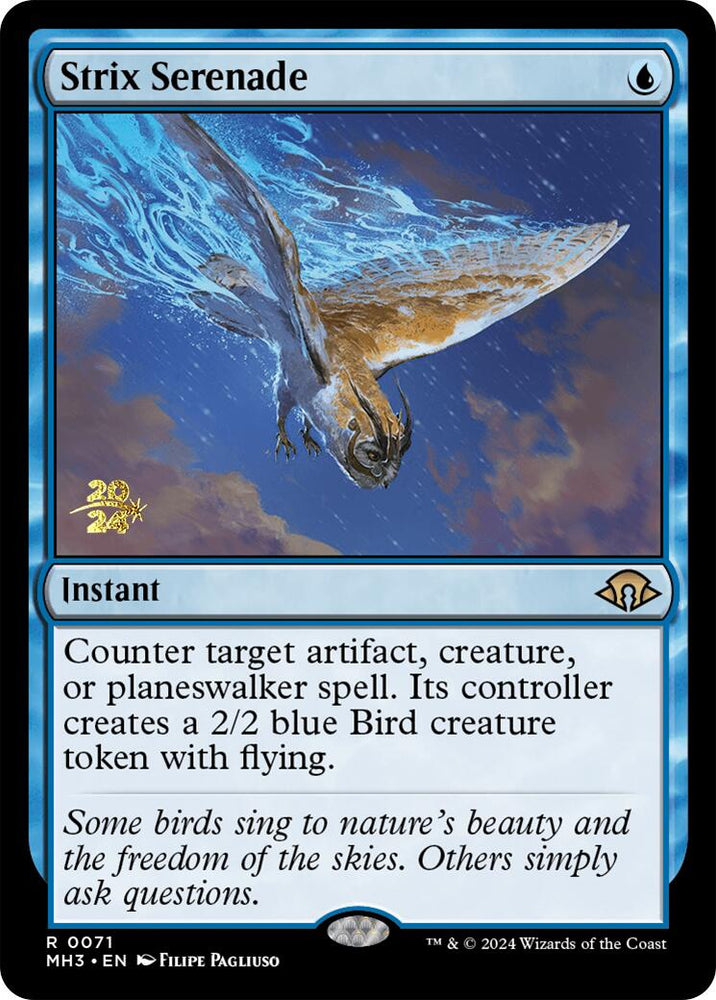 Strix Serenade [Modern Horizons 3 Prerelease Promos] Magic: The Gathering
