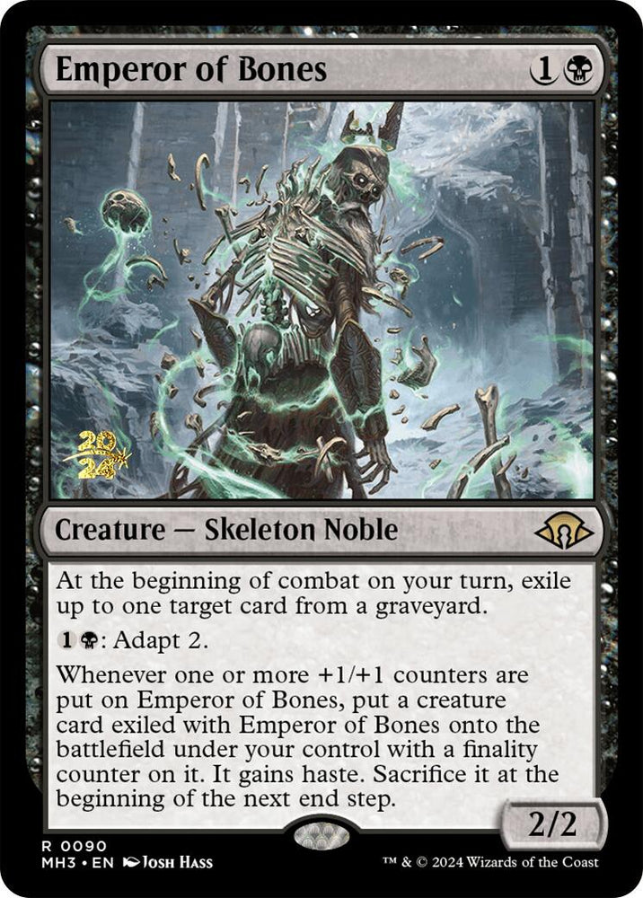 Emperor of Bones [Modern Horizons 3 Prerelease Promos] Magic: The Gathering