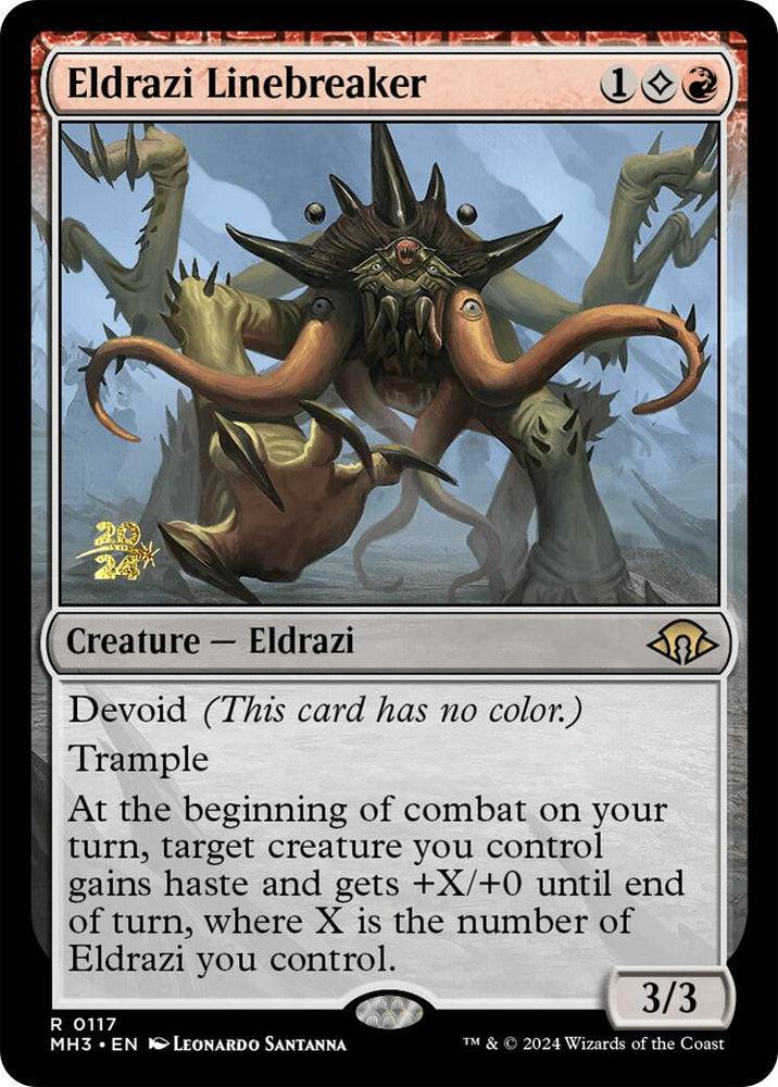 Eldrazi Linebreaker [Modern Horizons 3 Prerelease Promos] Magic: The Gathering