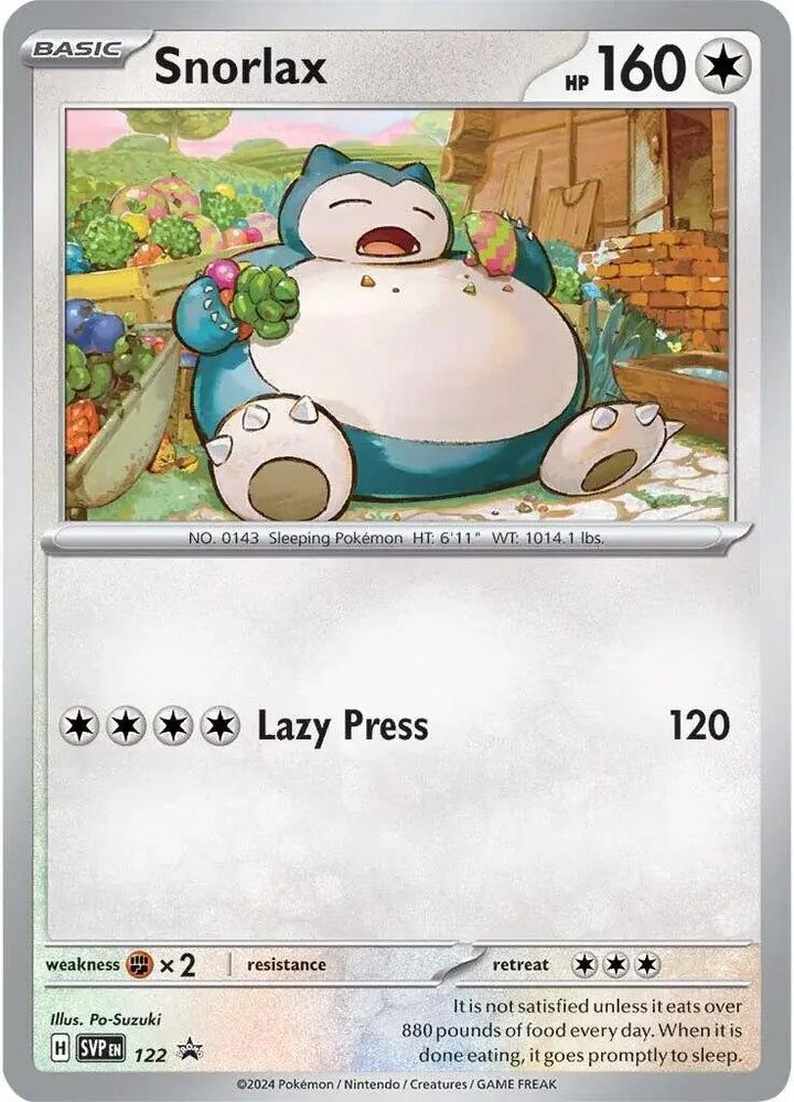 Snorlax (122) [Scarlet & Violet: Black Star Promos] Pokémon