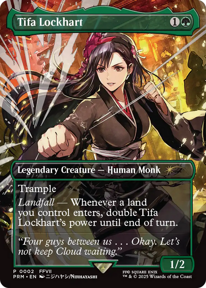 Tifa Lockhart (Borderless) [MagicFest 2025] Magic: The Gathering