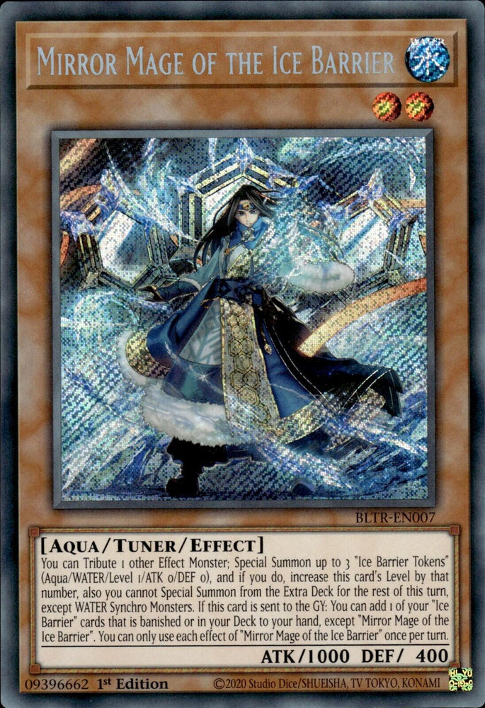 Mirror Mage of the Ice Barrier [BLTR-EN007] Secret Rare Yu-Gi-Oh!