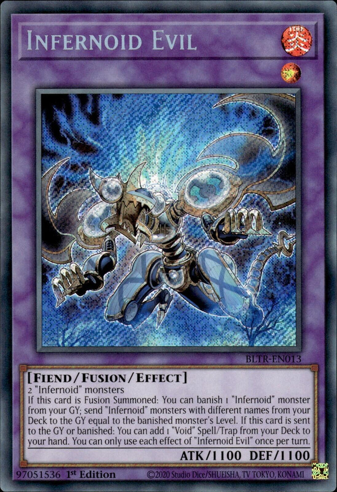 Infernoid Evil [BLTR-EN013] Secret Rare Yu-Gi-Oh!
