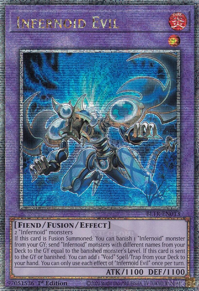 Infernoid Evil (Quarter Century Secret Rare) [BLTR-EN013] Quarter Century Secret Rare Yu-Gi-Oh!
