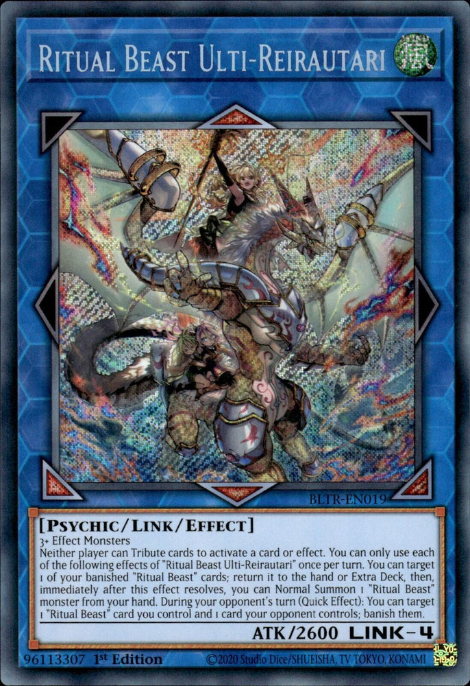 Ritual Beast Ulti-Reirautari [BLTR-EN019] Secret Rare Yu-Gi-Oh!