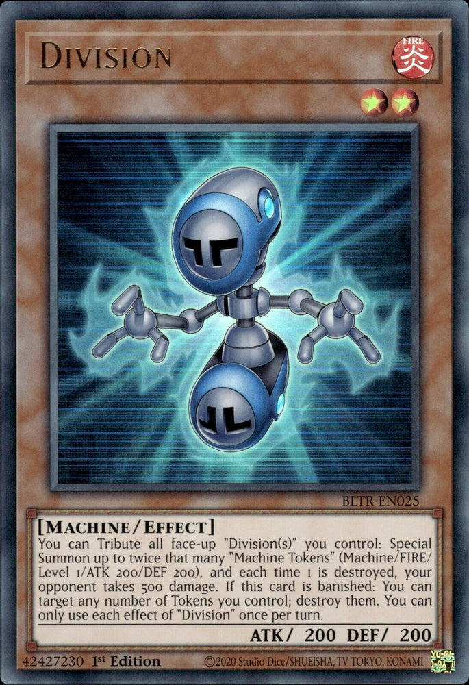 Division [BLTR-EN025] Ultra Rare Yu-Gi-Oh!