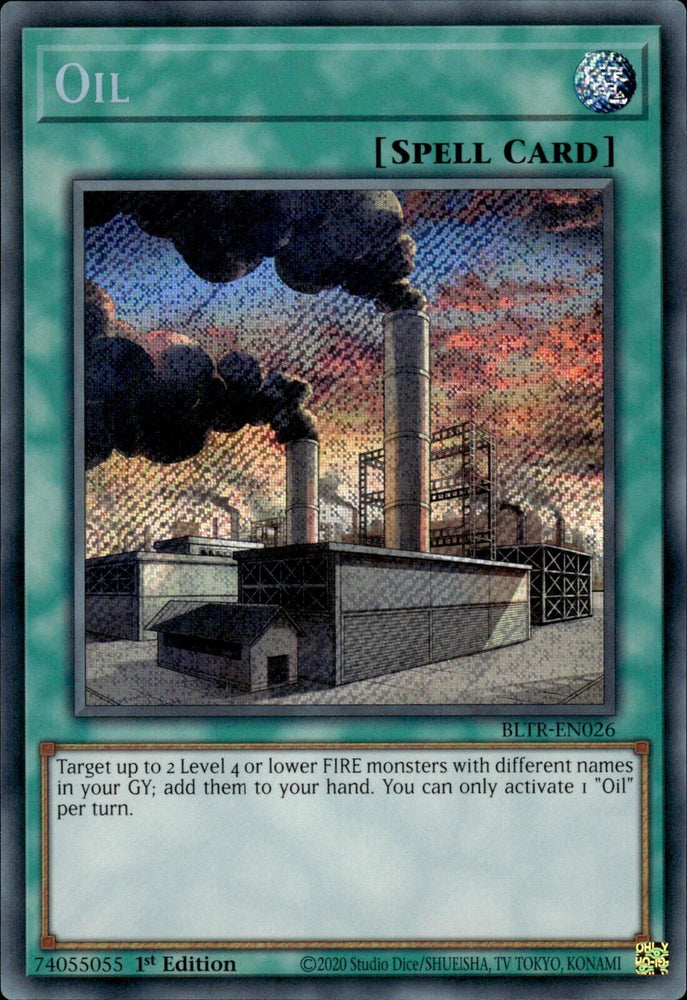 Oil [BLTR-EN026] Secret Rare Yu-Gi-Oh!