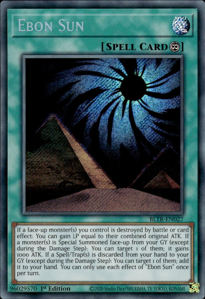 Ebon Sun [BLTR-EN027] Secret Rare Yu-Gi-Oh!