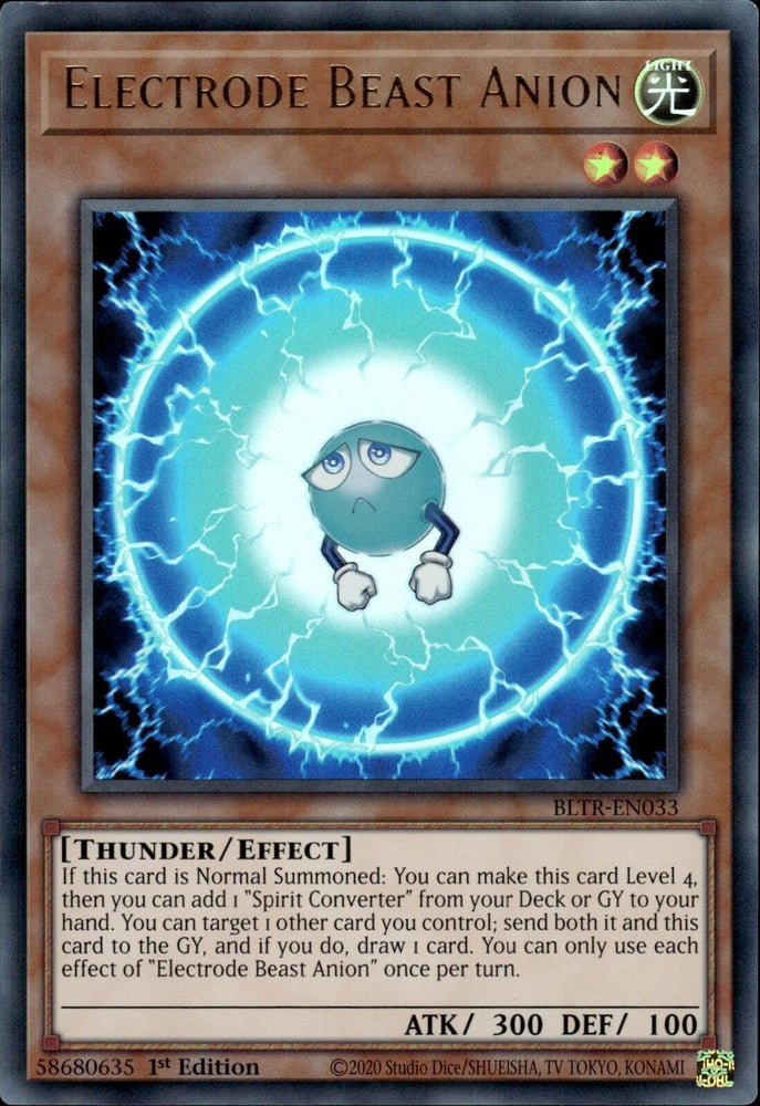 Electrode Beast Anion [BLTR-EN033] Ultra Rare Yu-Gi-Oh!