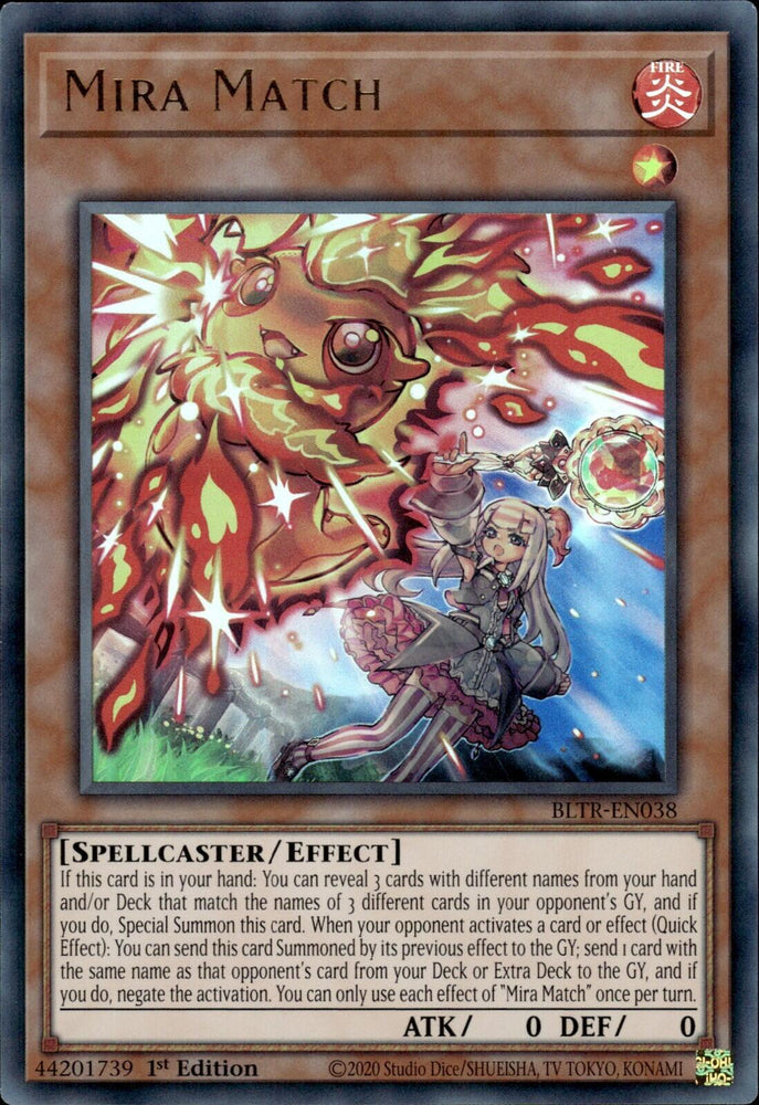 Mira Match [BLTR-EN038] Ultra Rare Yu-Gi-Oh!