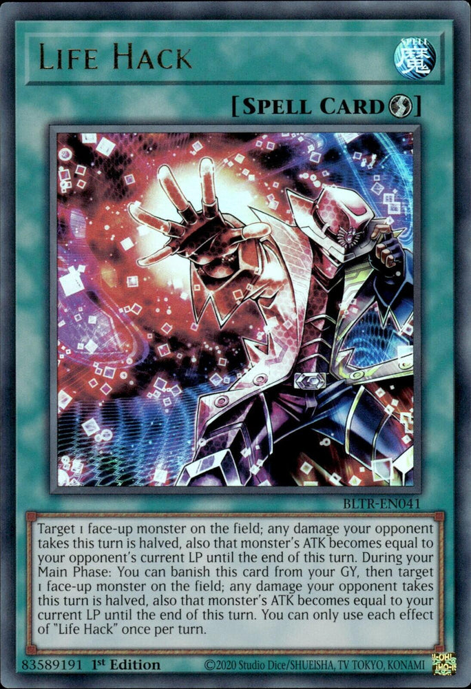 Life Hack [BLTR-EN041] Ultra Rare Yu-Gi-Oh!