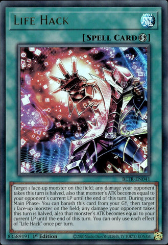 Life Hack [BLTR-EN041] Ultra Rare Yu-Gi-Oh!