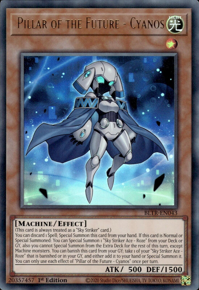 Pillar of the Future - Cyanos [BLTR-EN043] Ultra Rare Yu-Gi-Oh!
