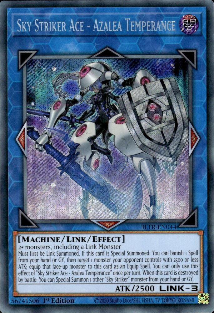 Sky Striker Ace - Azalea Temperance [BLTR-EN044] Secret Rare Yu-Gi-Oh!