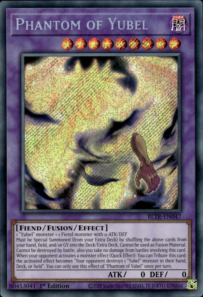Phantom of Yubel [BLTR-EN047] Secret Rare Yu-Gi-Oh!