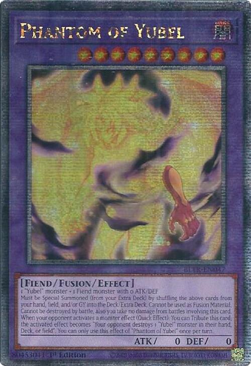 Phantom of Yubel (Quarter Century Secret Rare) [BLTR-EN047] Quarter Century Secret Rare Yu-Gi-Oh!