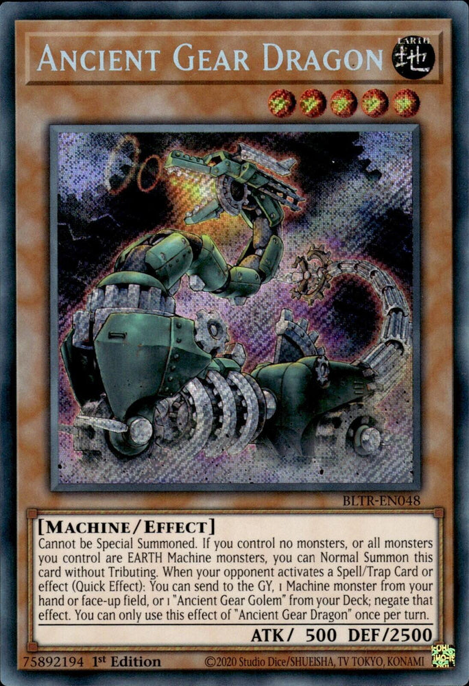 Ancient Gear Dragon [BLTR-EN048] Secret Rare Yu-Gi-Oh!