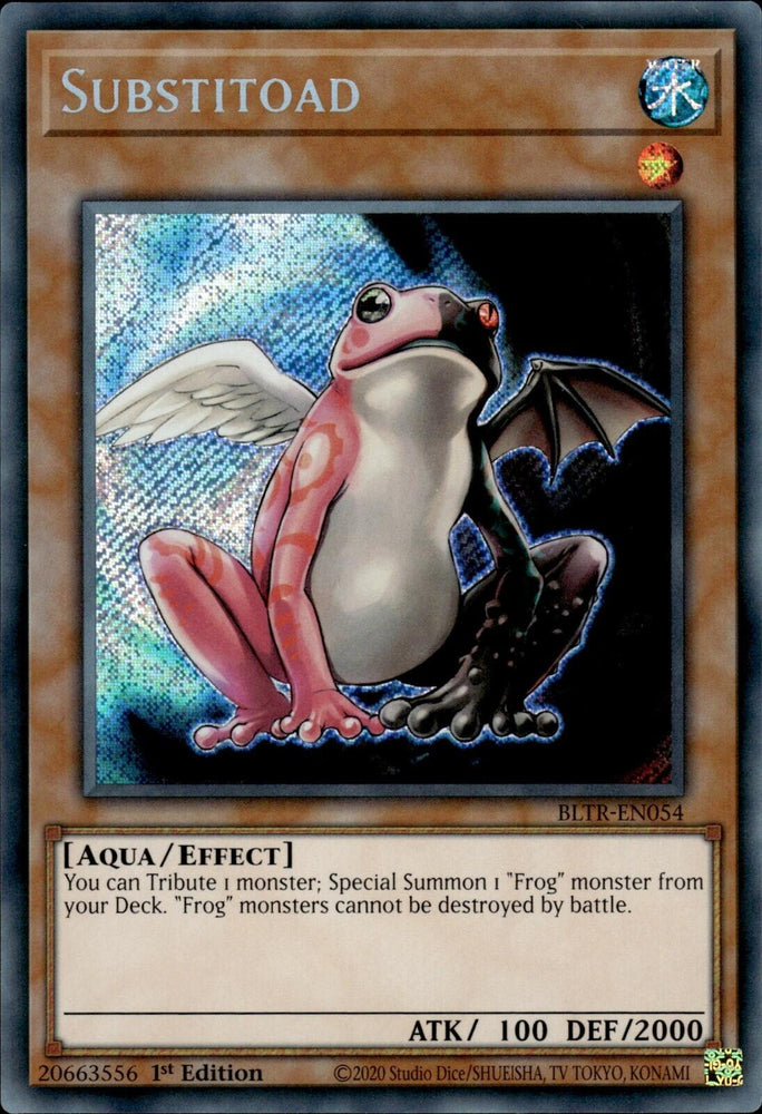 Substitoad [BLTR-EN054] Secret Rare Yu-Gi-Oh!