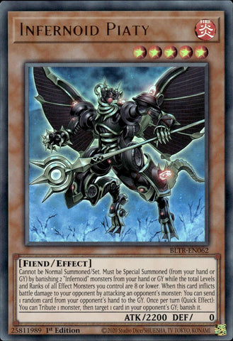 Infernoid Piaty [BLTR-EN062] Ultra Rare Yu-Gi-Oh!