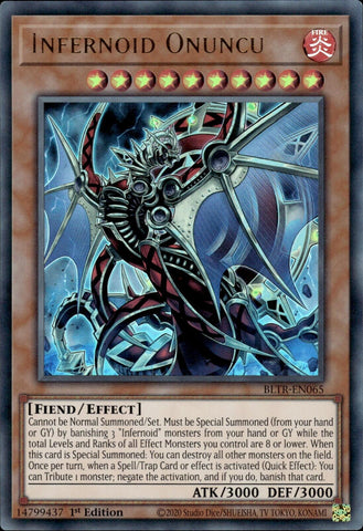 Infernoid Onuncu [BLTR-EN065] Ultra Rare Yu-Gi-Oh!