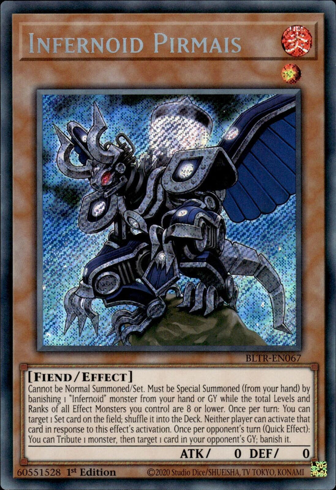 Infernoid Pirmais [BLTR-EN067] Secret Rare Yu-Gi-Oh!
