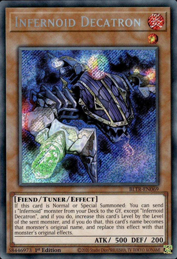 Infernoid Decatron [BLTR-EN069] Secret Rare Yu-Gi-Oh!