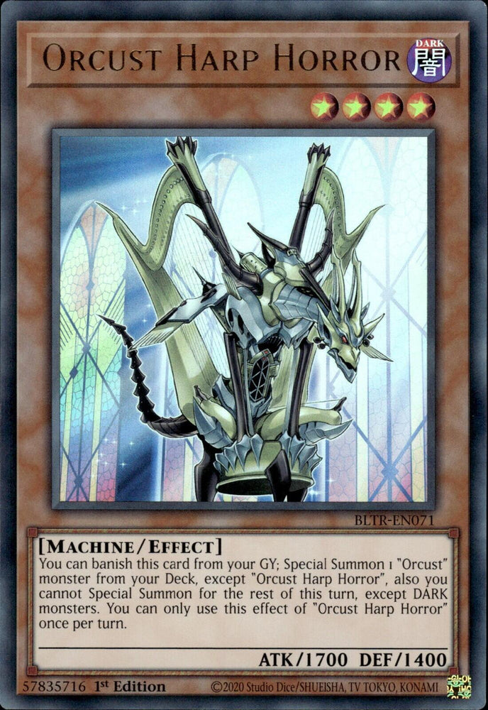 Orcust Harp Horror [BLTR-EN071] Ultra Rare Yu-Gi-Oh!