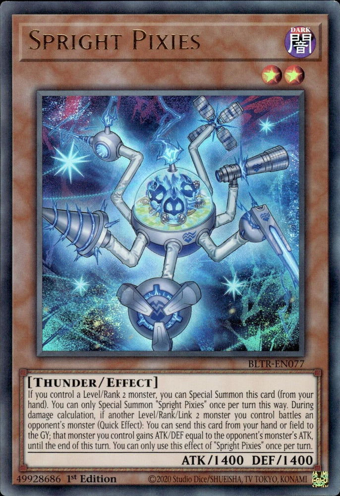 Spright Pixies [BLTR-EN077] Ultra Rare Yu-Gi-Oh!