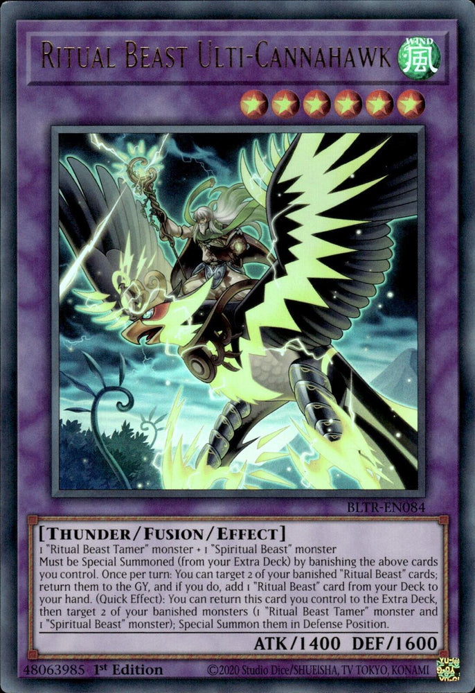 Ritual Beast Ulti-Cannahawk [BLTR-EN084] Ultra Rare Yu-Gi-Oh!