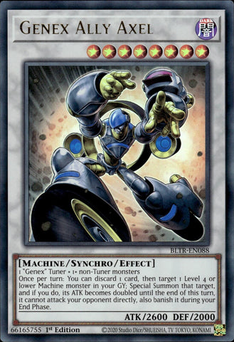 Genex Ally Axel [BLTR-EN088] Ultra Rare Yu-Gi-Oh!