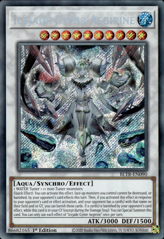 Icejade Gymir Aegirine [BLTR-EN090] Secret Rare Yu-Gi-Oh!