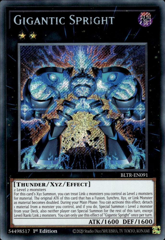 Gigantic Spright [BLTR-EN091] Secret Rare Yu-Gi-Oh!