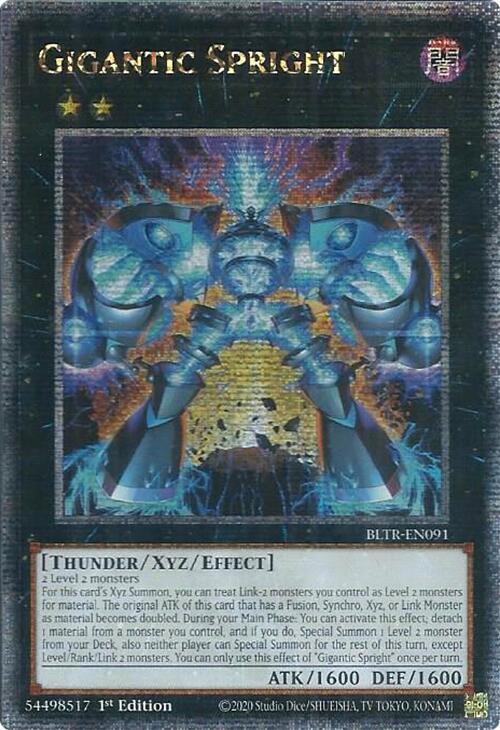 Gigantic Spright (Quarter Century Secret Rare) [BLTR-EN091] Quarter Century Secret Rare Yu-Gi-Oh!