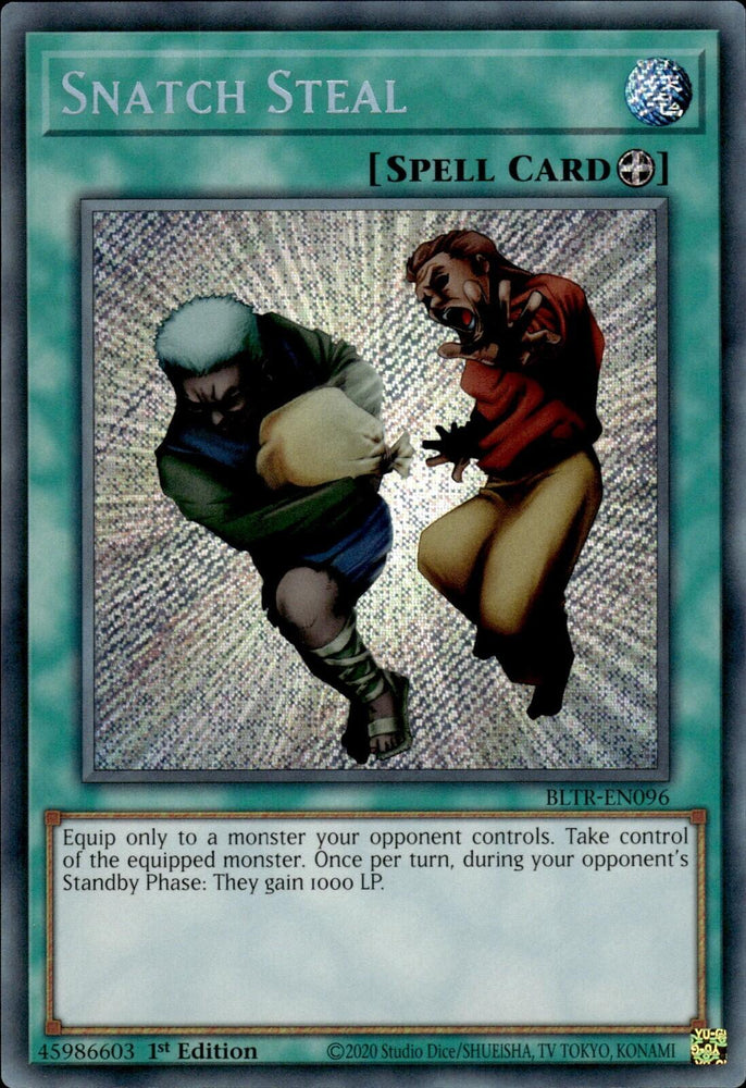 Snatch Steal [BLTR-EN096] Secret Rare Yu-Gi-Oh!