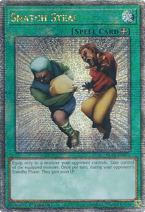 Snatch Steal (Quarter Century Secret Rare) [BLTR-EN096] Quarter Century Secret Rare Yu-Gi-Oh!
