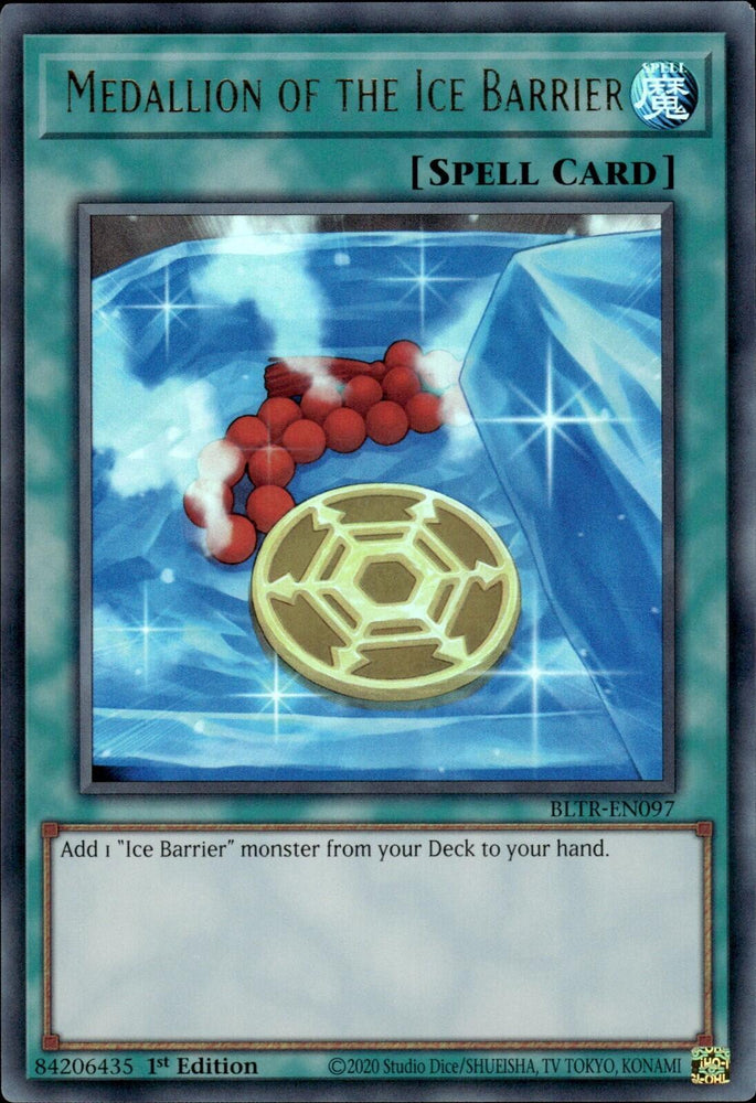 Medallion of the Ice Barrier [BLTR-EN097] Ultra Rare Yu-Gi-Oh!